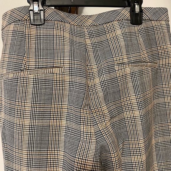H&M Black/Tan Houndstooth Print Women’s Trousers - Picture 7 of 9